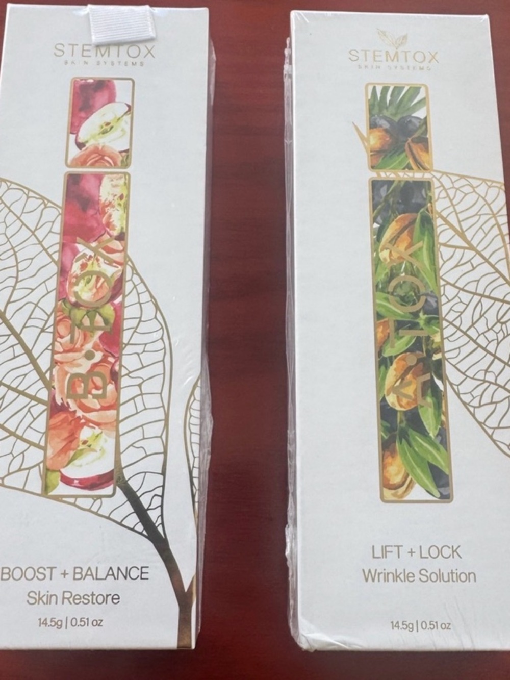 Boost + Balance & Lift + Lock Skincare Duo - White with Floral Accents